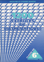 1200 EXERCICES DE MATHEMATIQUE CLASSE DE SIXIEME